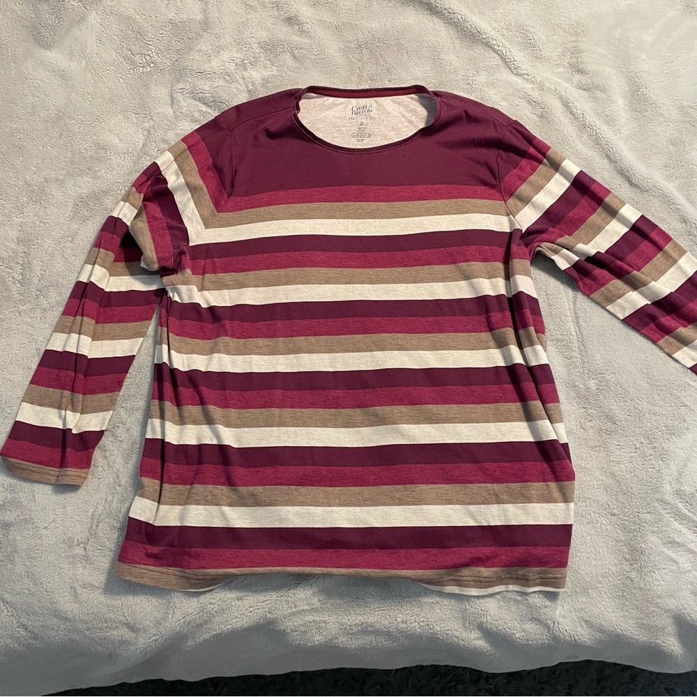 Women’s Croft & Barrow long sleeve Classic Tee size 2X